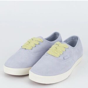 Vans Pastel lavander authentic lowpro Sneakers with Yellow Accents
